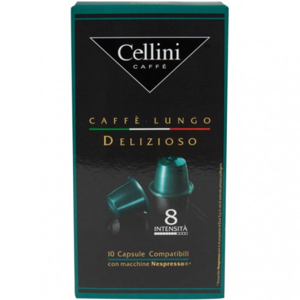 Καφές CELLINI espresso delizioso σε κάψουλες (10x5γρ)