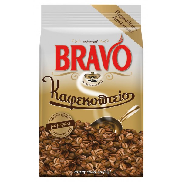 Καφές BRAVO καφεκοπτείο ελληνικός (300γρ)