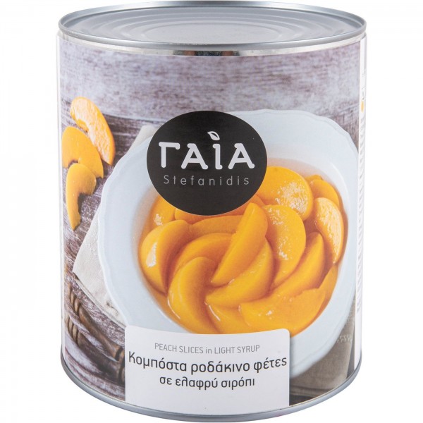 Κομπόστα ΑΓΡΟΚΗΠΟΣ ΓΑΙΑ ροδάκινο σε φέτες (3kg)